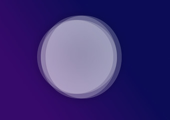crystal isolated on color gradient  background