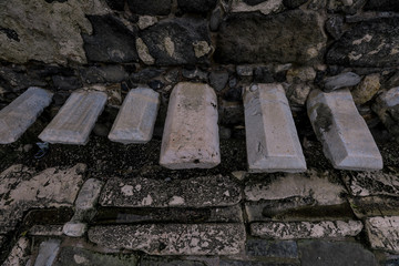 Ancient Stones and Archs in the Beit She'an Park, Israel