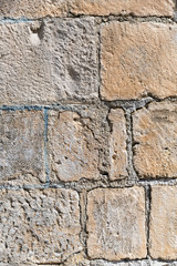 Wall made of sandstone