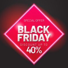 Black friday sale banner template design. Social media banner template, voucher, discount, season sale