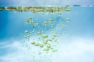 Naklejka na ściany i meble water oil bubbles background