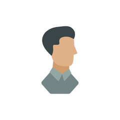 Person icon. Illustration.