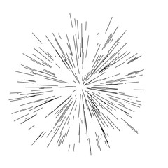 vector illustration of explosion