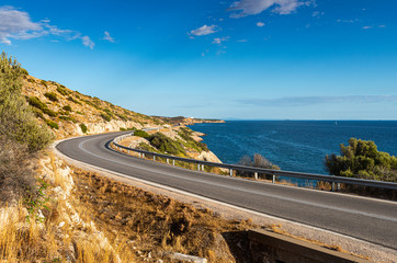 greek road by the sea-3