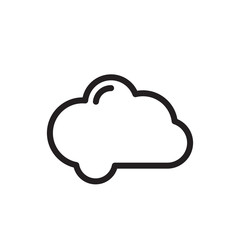 Cloud icon trendy design template