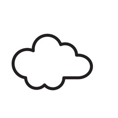 Cloud icon trendy design template