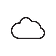 Cloud icon trendy design template