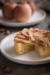 Gâteau fondant pommes cannelle