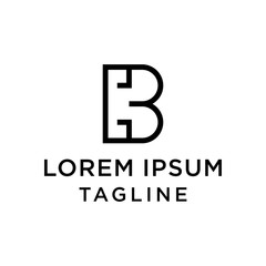 initial letter logo BC, CB logo template
