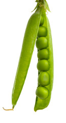 green peas isolated