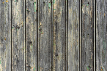 detail of old wooden gate