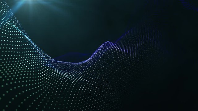 Abstract Particle Background