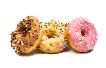icing donuts isolated