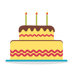 Tasty cake. Sweet delicious cream. Baked dessert