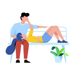 Happy romantic couple. Man and woman on the date