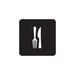 Fork and knife restaurant icon symbol vector