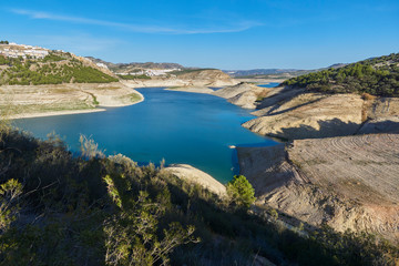 Swamp of Iznajar in Granada. Spain