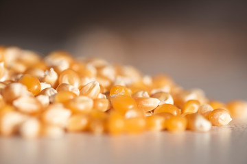 closeup of seeds corns