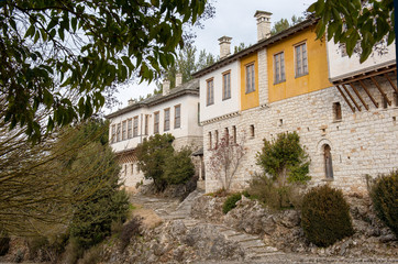 Fototapeta na wymiar Buildings with traditional architecture in Ioannina city, Greece