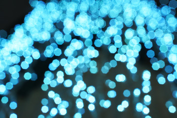 Abstract bokeh street night light background
