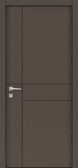 Door texture, terra brown color (RAL 8028) for modern interior  front view 3D render.