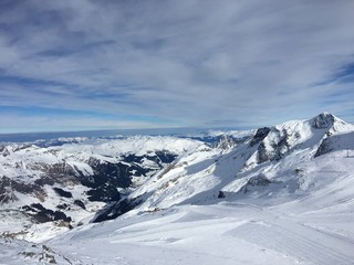 Fototapeta na wymiar Hintertux, Tirol, Berglandschaft, Gletscher
