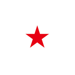 Red Star Icon vector design symbol