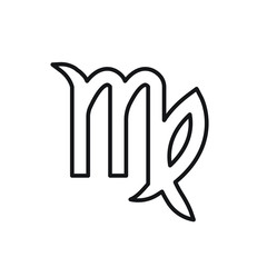 Virgo symbol vector