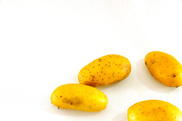 potato isolated on white background
