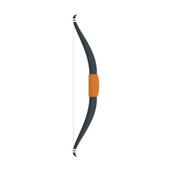 Indian bow icon. Flat illustration of indian bow vector icon for web design