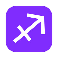 Obraz premium Sagittarius symbol vector