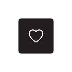 Heart icon symbol vector