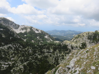 Fototapeta premium Mountain Orjen Montenegro landscape
