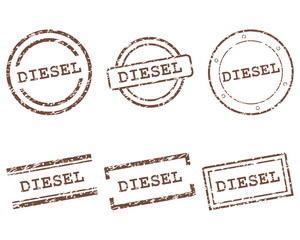 Fototapeta premium Diesel Stempel