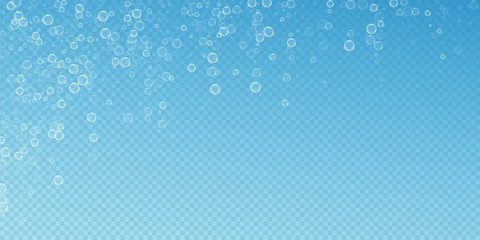 Soap bubbles abstract background. Blowing bubbles 
