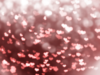 love abstract background shiny hearts colorful blurs