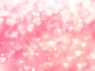 love abstract background shiny hearts colorful blurs