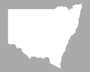 Karte von New South Wales