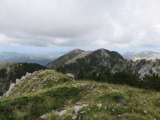 Mountain Orjen Montenegro mountain landscape