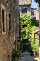 Obraz na płótnie Canvas Calcata, historic village in Italy