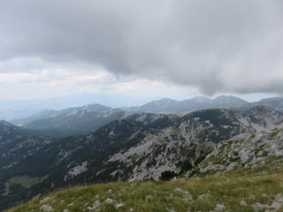 Obraz na płótnie Canvas Mountain Orjen Montenegro mountain top landscape