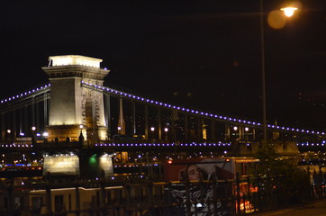 Plakat Budapest Brücke