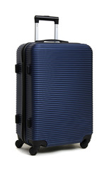 Travel suitcase isolated on white