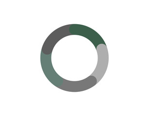 Colorful pie chart, diagram, Infographic. Vector illustration.