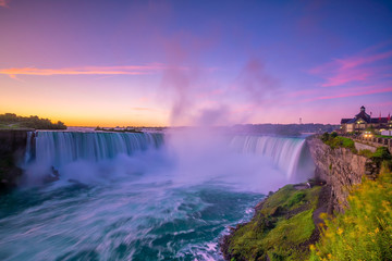 Niagara Falls view from Ontario, Canada - Powered by Adobe