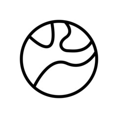 Planet vector icon. astronomy illustration symbol or sign.