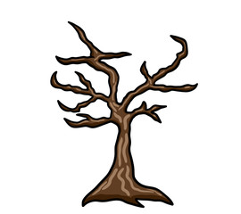 Stylized Autumn Tree