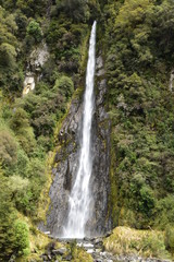 Obraz premium Waterfall in South Island, New Zealand