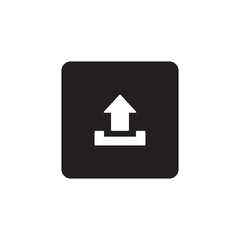 Upload icon symbol vector