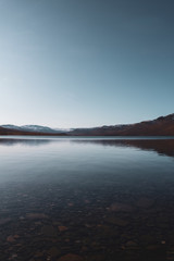 Lake by the mountains in Schweden